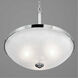 Topsail 3 Light 18.75 inch Polished Chrome Inverted Pendant Ceiling Light